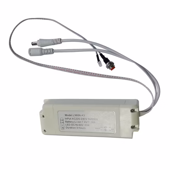 Long Last Widely Used Ni-CAD Battery Inside Emergency Driver for Different Watts LED Lamp