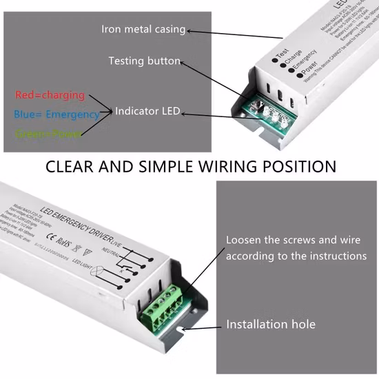 LEDライト充電式非常用バッテリードライバー